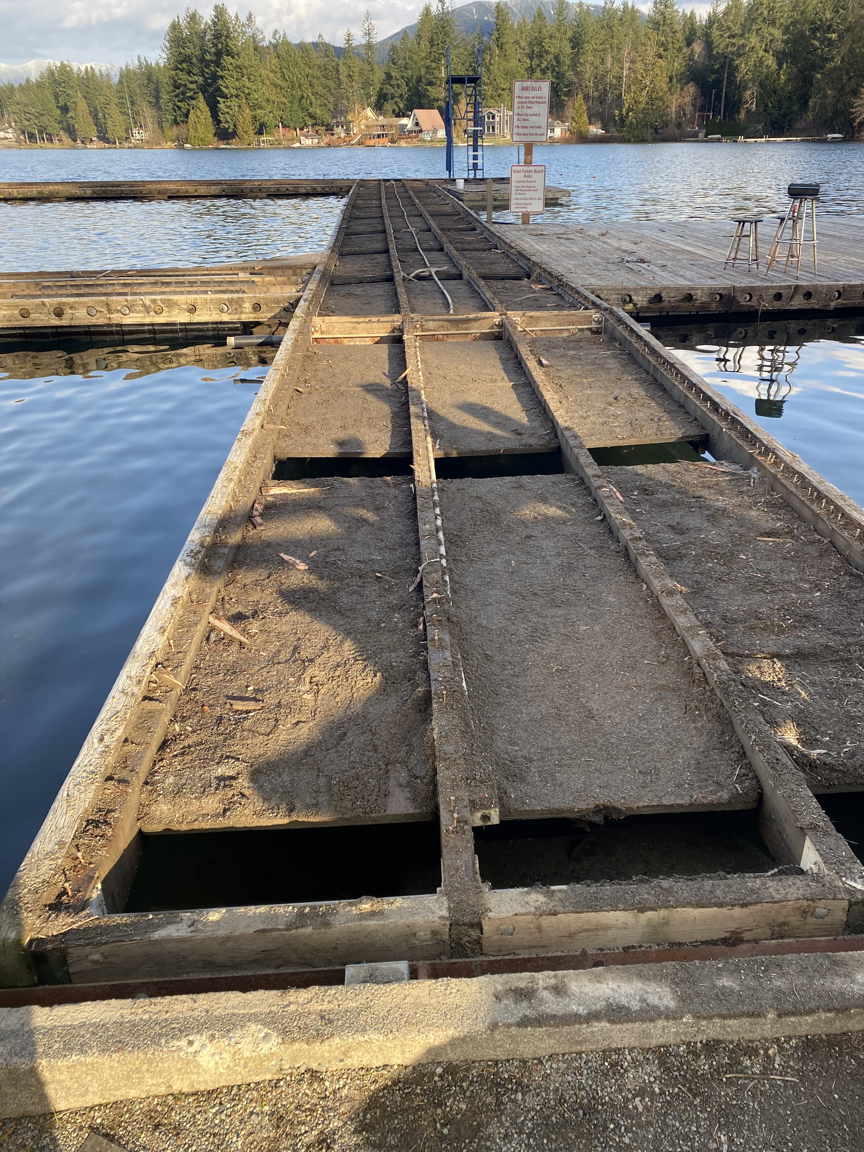 dock in progress
