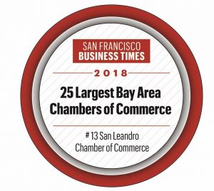 SFBusinessTimes_Badge2018 25 Largest Bay Area Chambers of Commerce - #13 San Leandro Chamber of Commerce