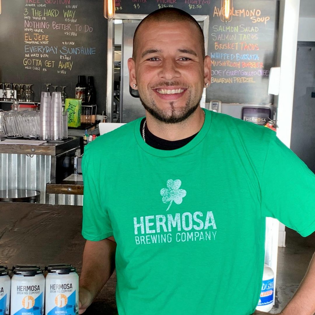 Hermosa Brewing Company Green T-shirts!