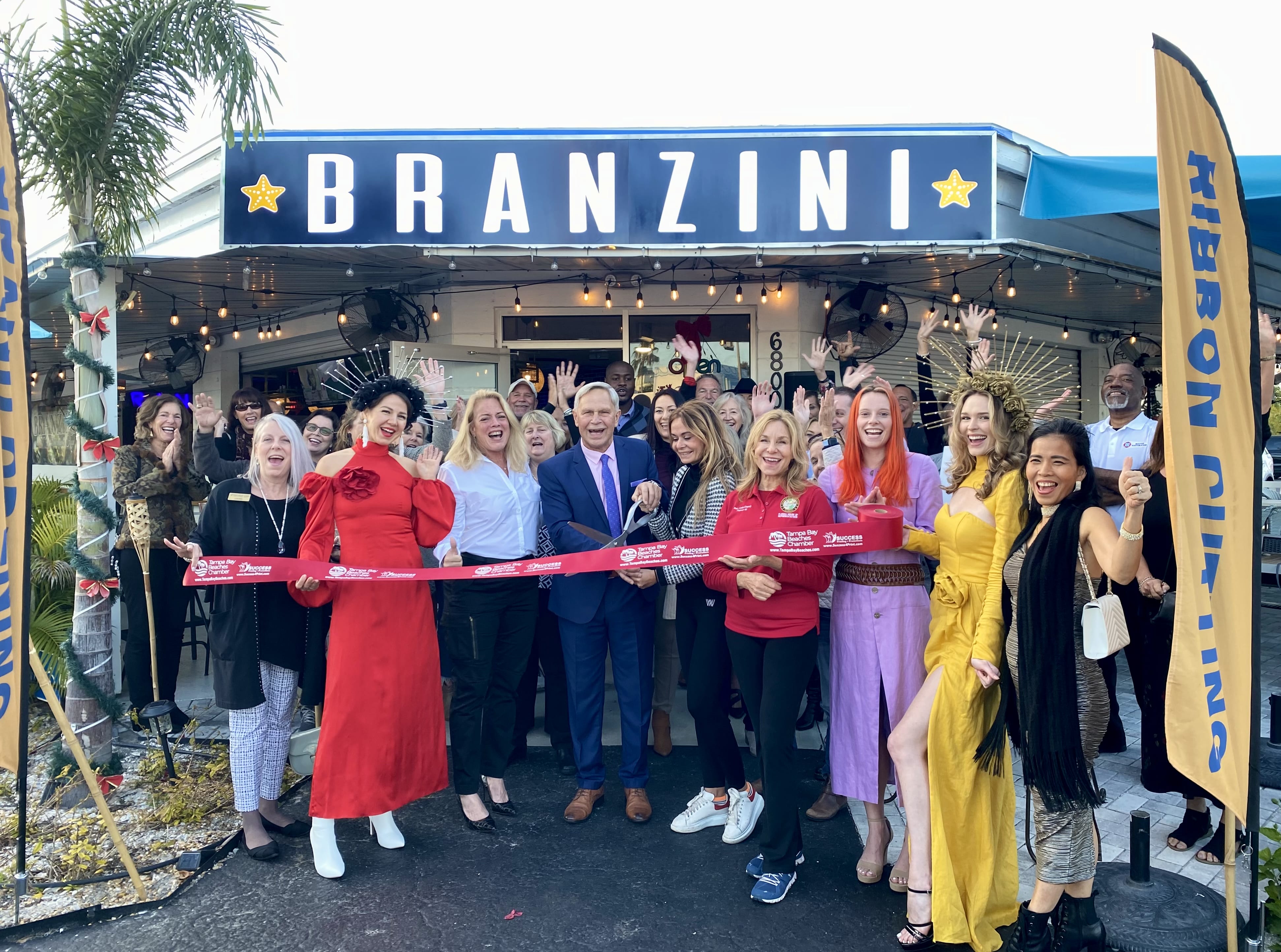 Tampa Bay Beaches Chamber Ribbon Cutting for Branzini