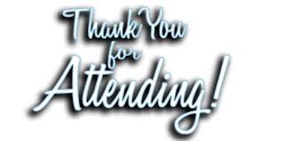 Thank you for attending Thank you for attending