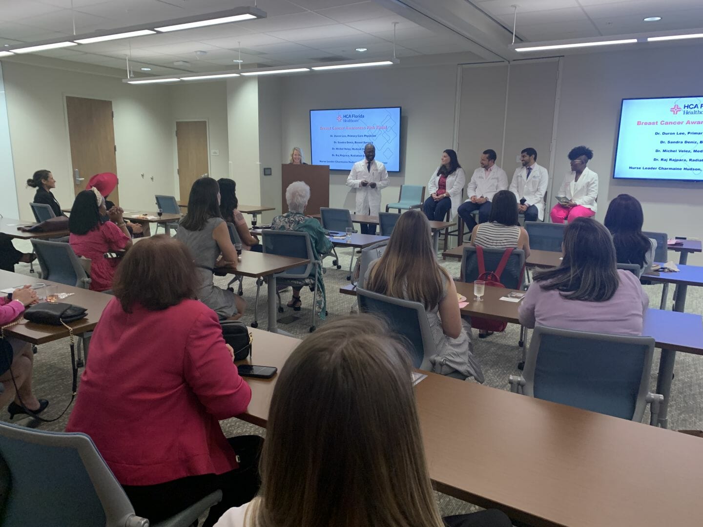 Nona Professional Ladies - UCF Lake Nona Hospital Pink Panel Breast Cancer Awareness Event