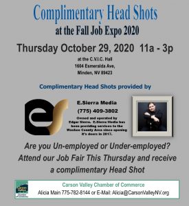 Head Shots Job Fair flyer Fall 2020 Head Shots Job Fair flyer Fall 2020