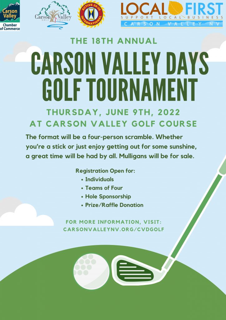 Carson Valley Days Golf Tournament 2022