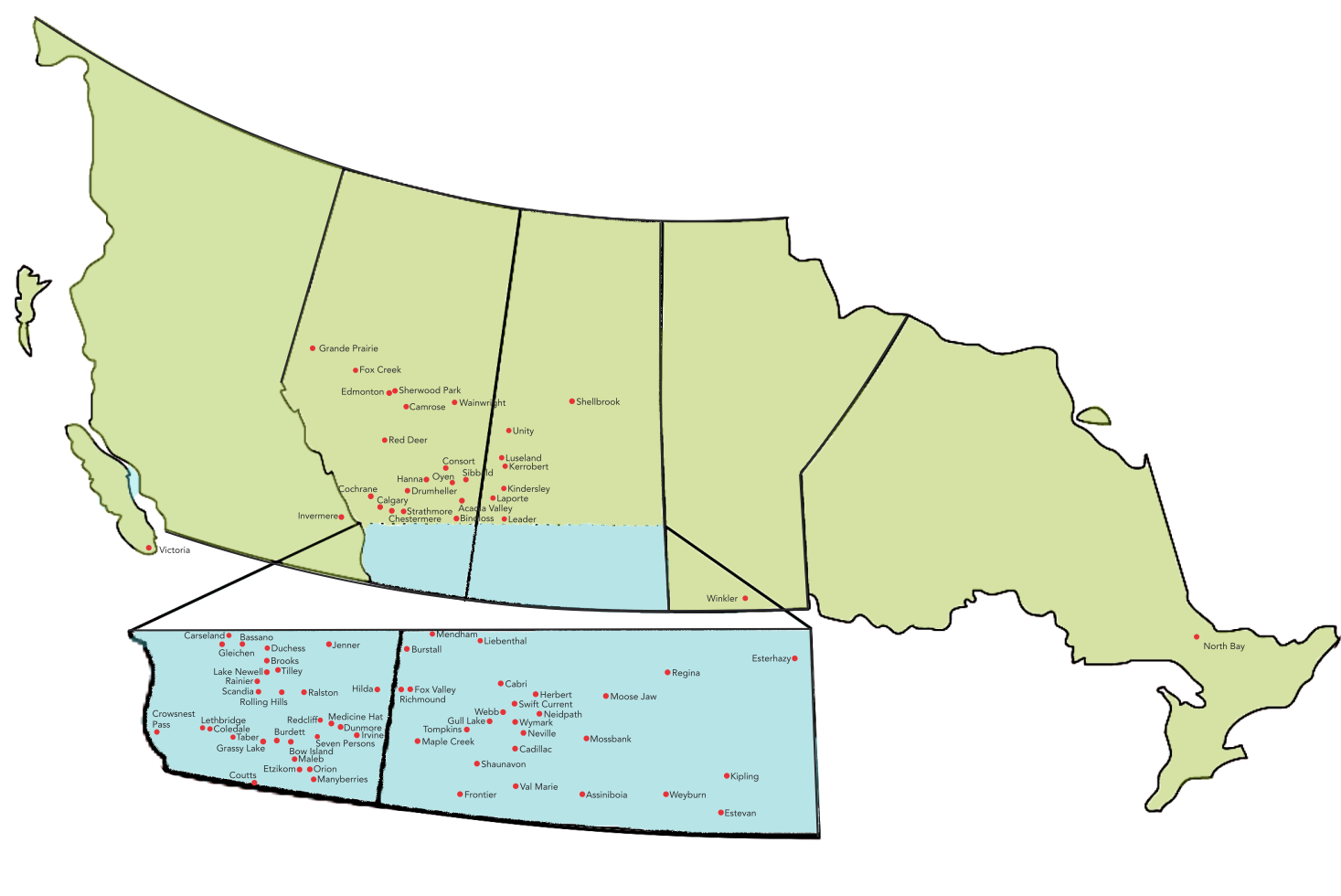 Trade Shows Map