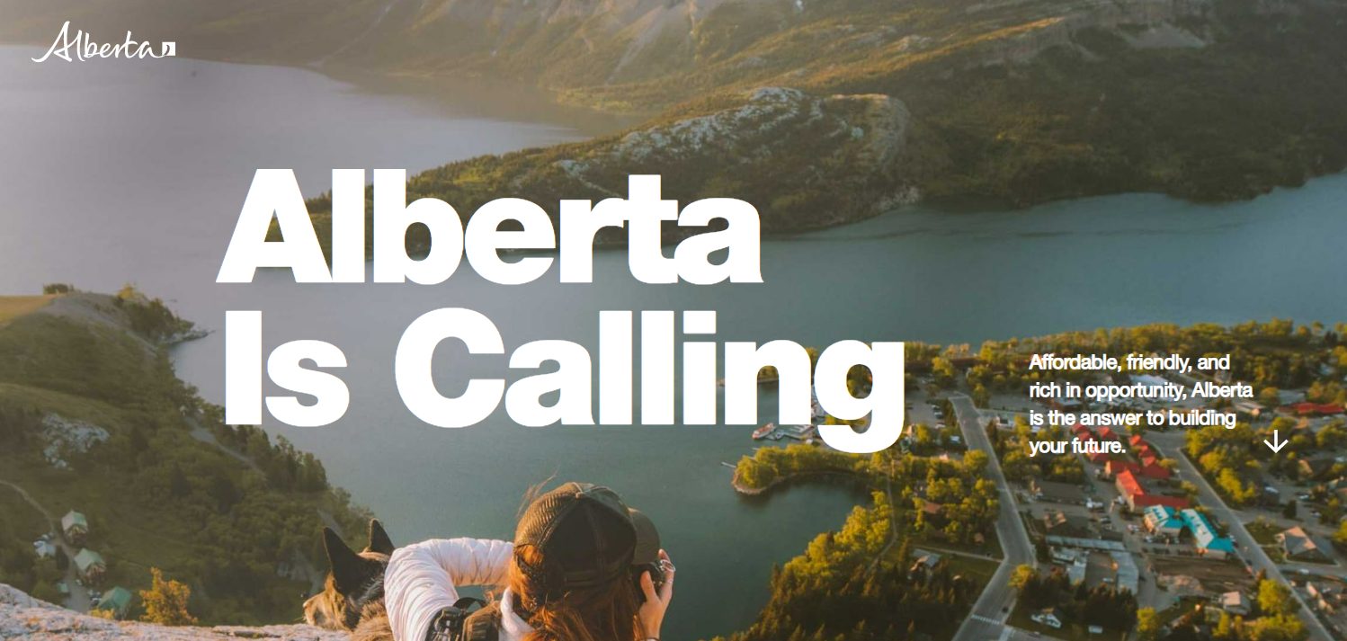 Alberta is calling