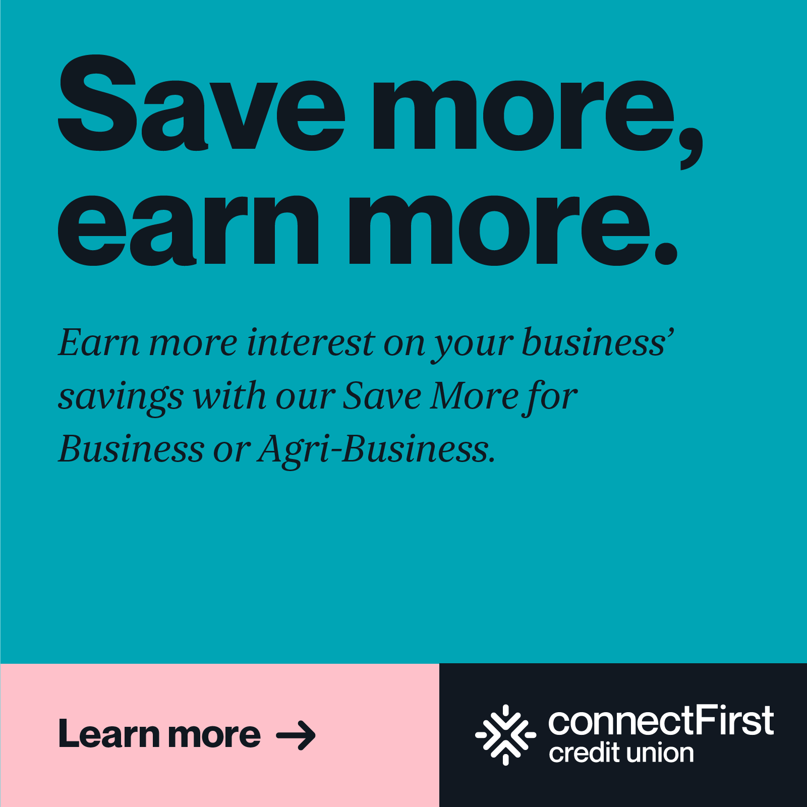 connectFirst Save More Business + Ag