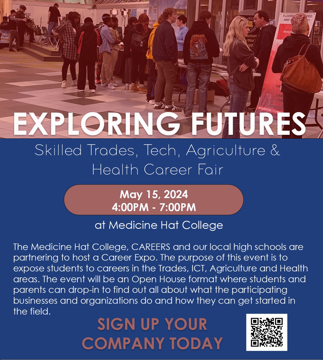 Exploring Futures Career Fair Employer poster
