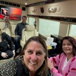 Board members tour Landjet