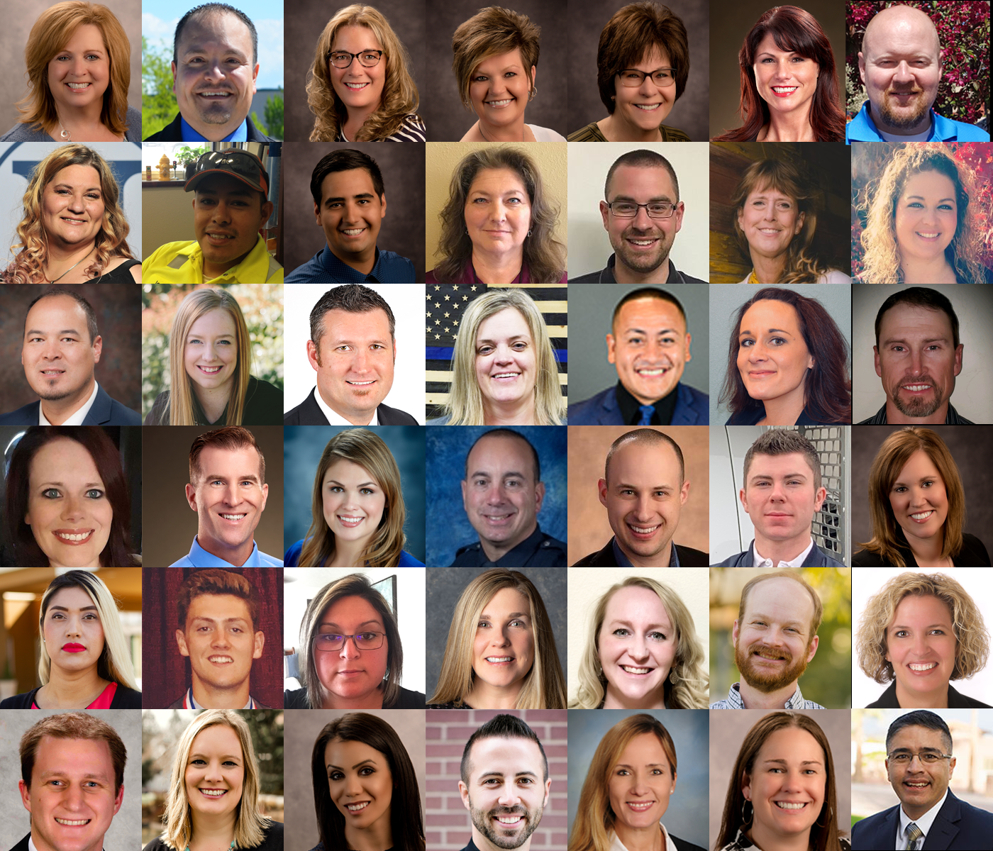 Headshot-Collage-class-of-2019 Leadership Nampa Class of 2019 collage of profile pictures