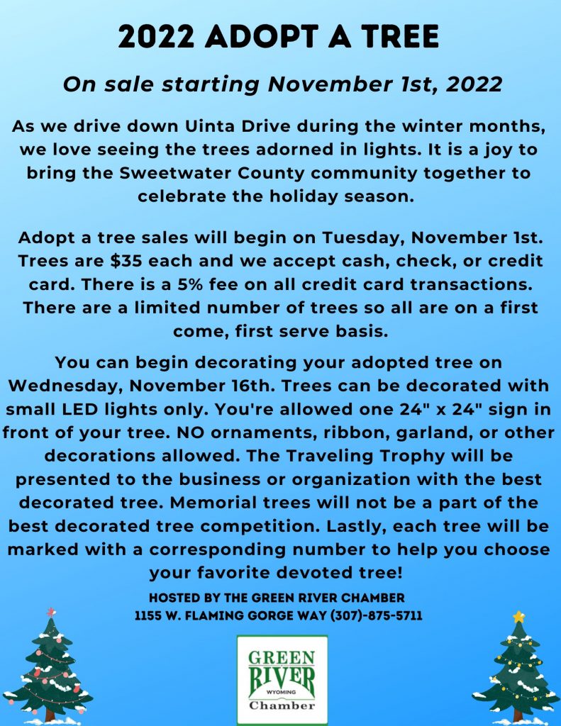 Adopt a Tree Flyer 2022
