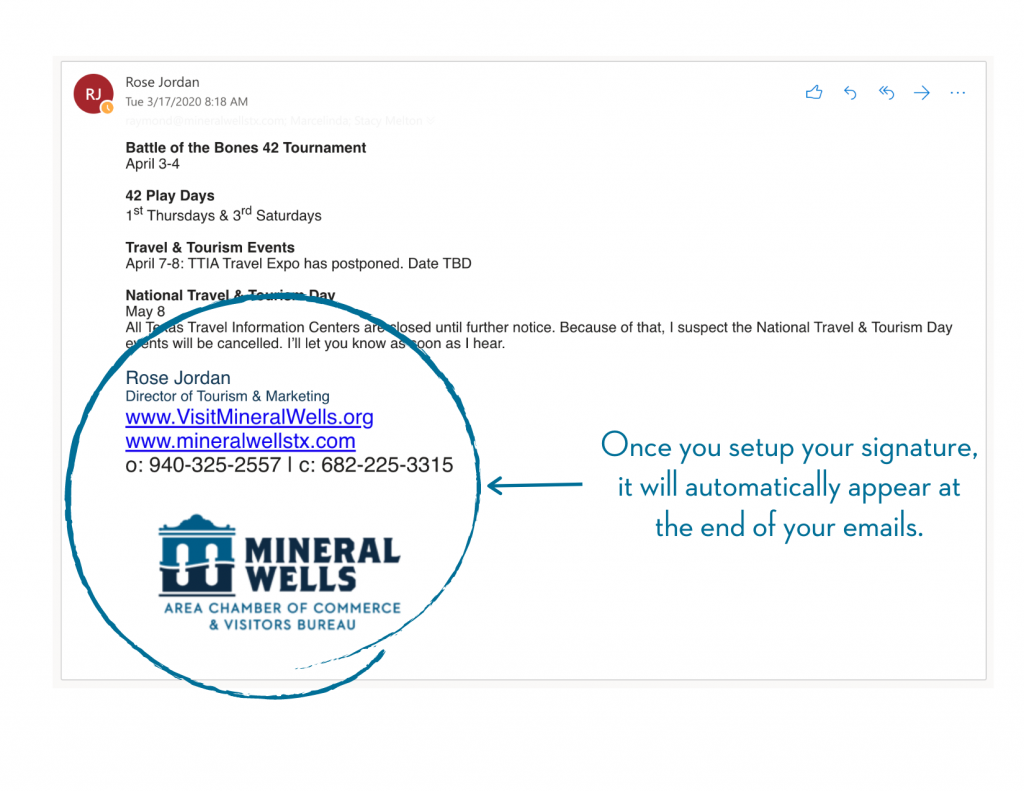 mjml email signature