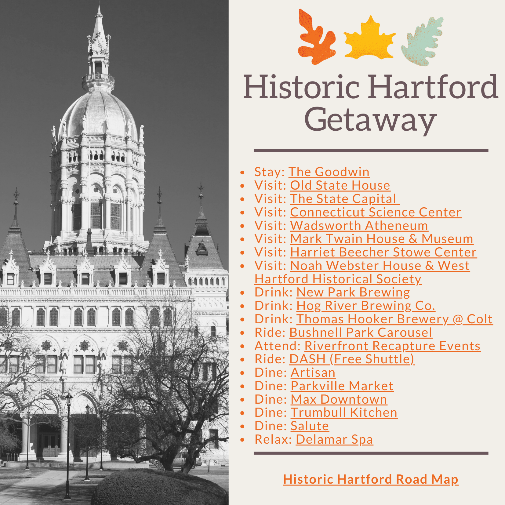 Historic Hartford Getaway