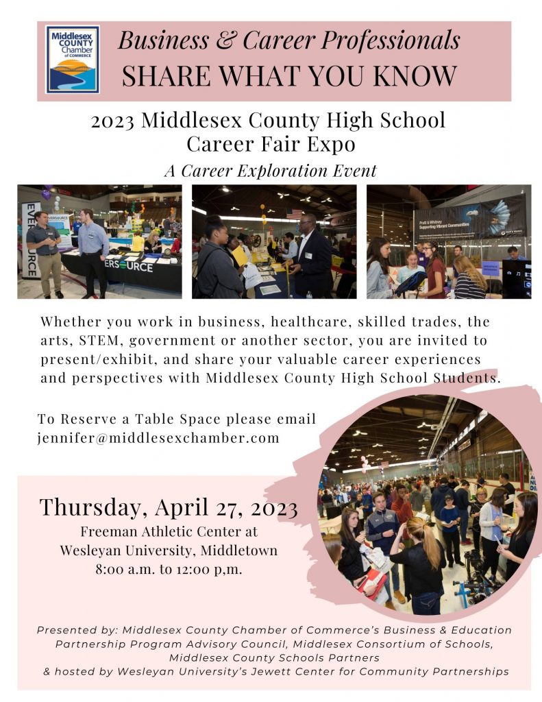 High School Career Fair Expo Middlesex County Chamber of Commerce