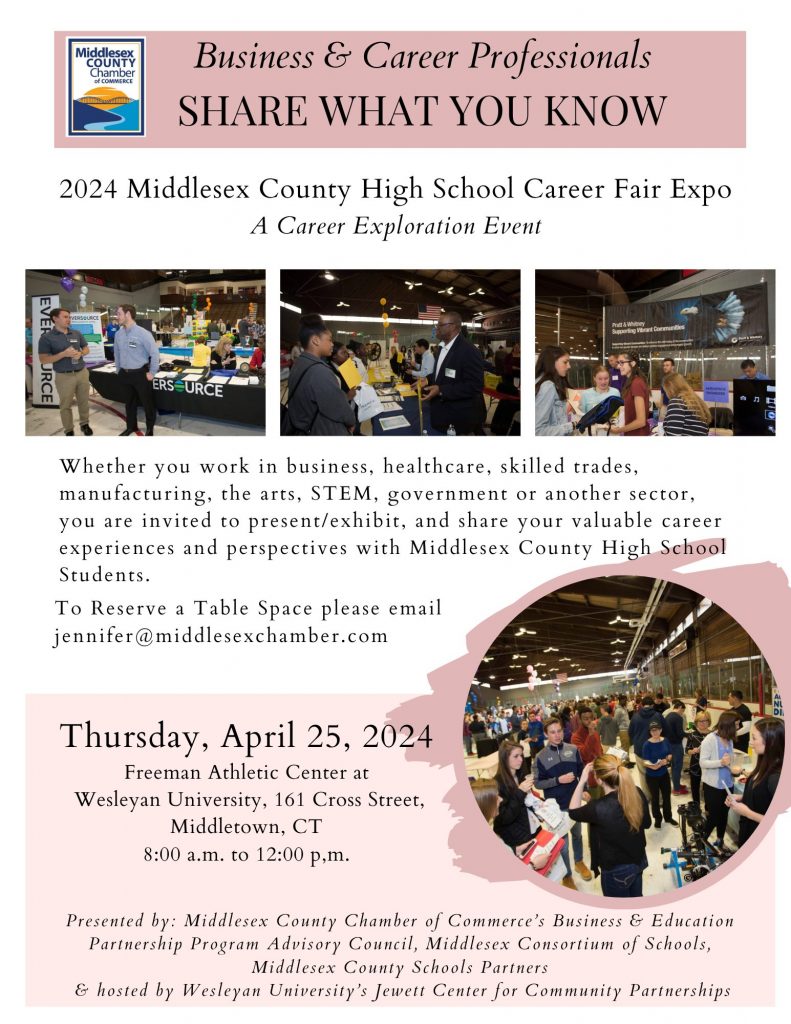 2024 high school career fair expo generic flyer