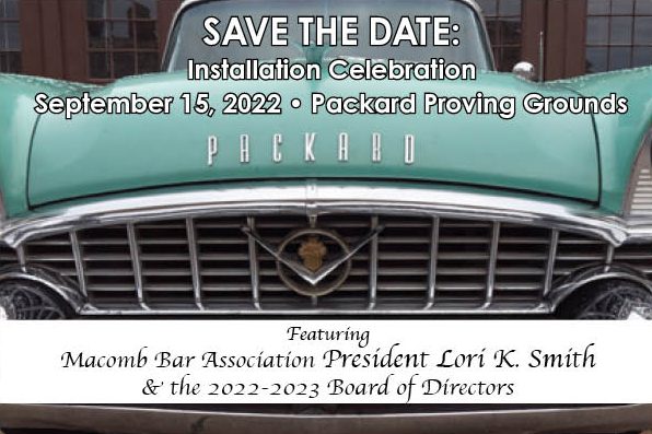 Save the Date - Installation Celebration September 15, 2022