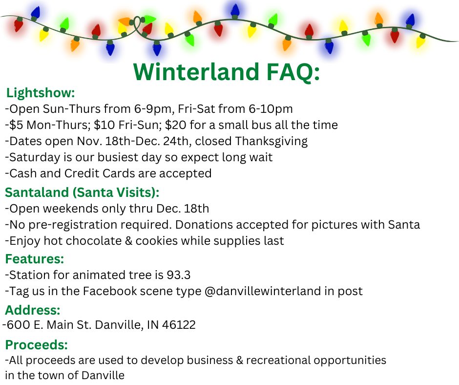 Winterland FAQ Sheet