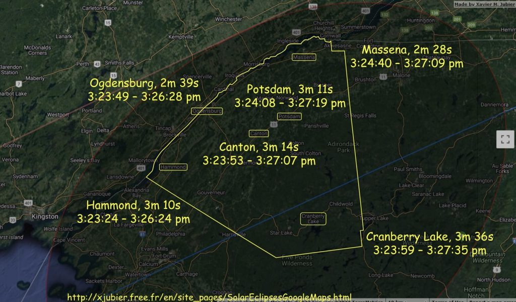 Totality 2024 Total Eclipse Visit St. Lawrence County