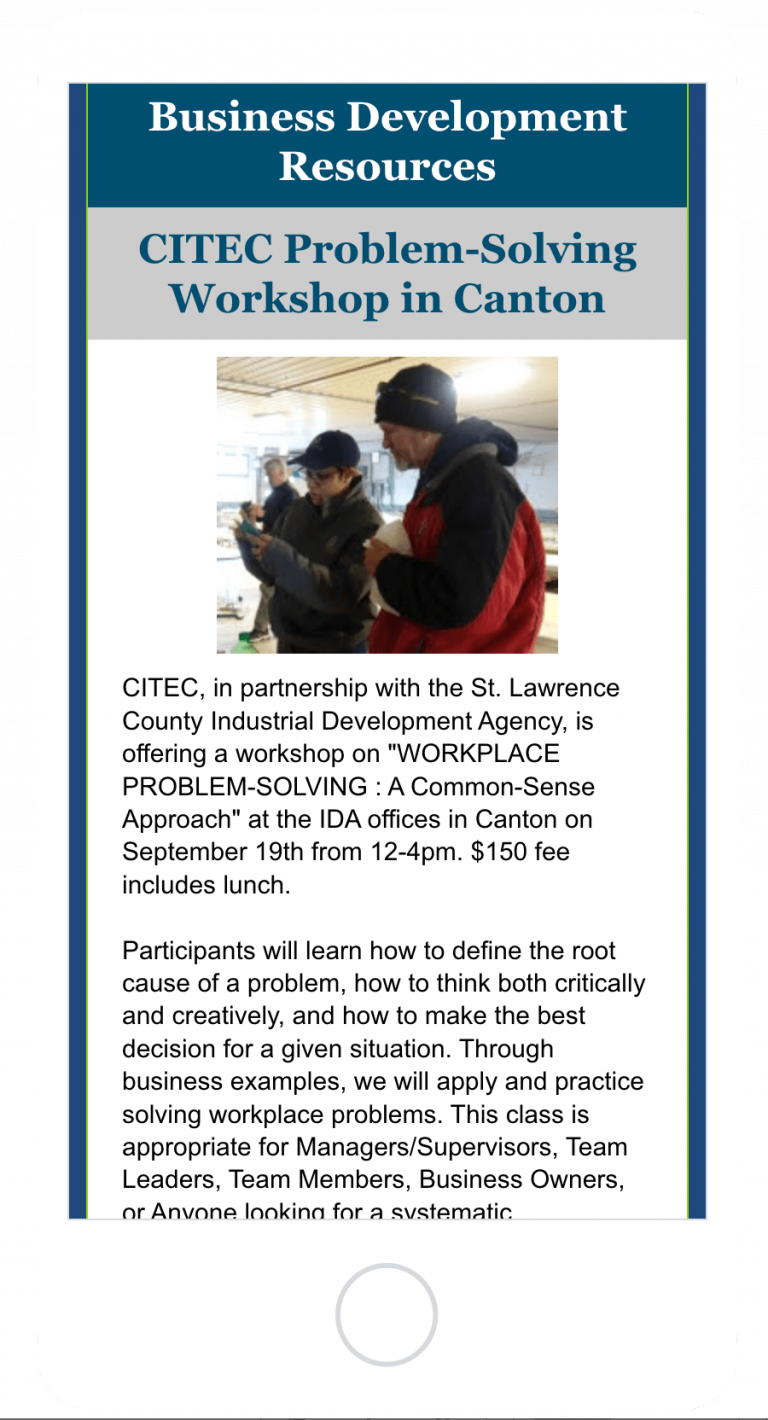 Member Center St. Lawrence County Chamber of Commerce