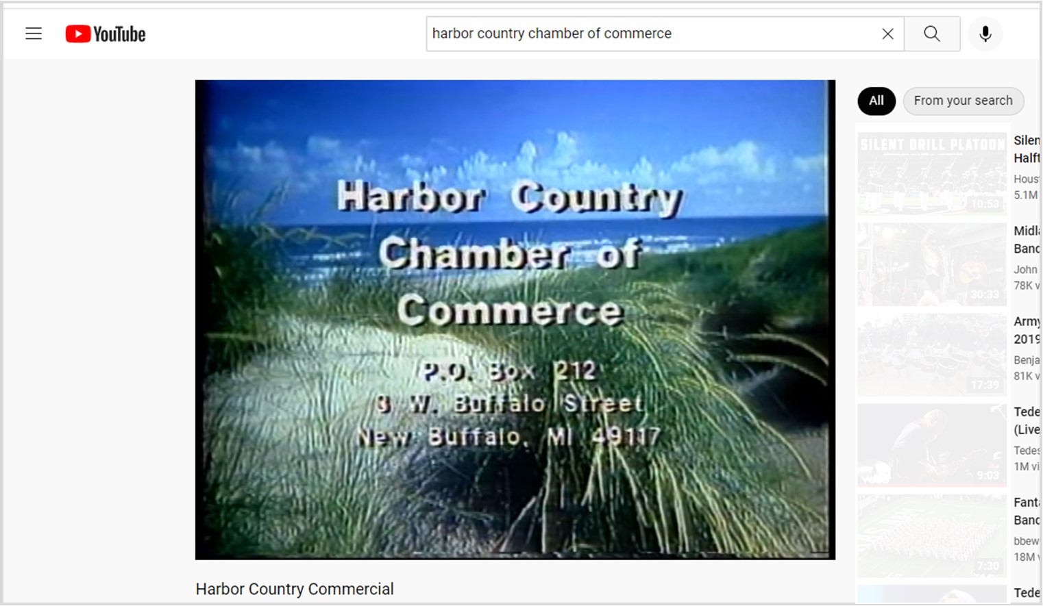 Harbor Country Chamber YouTube