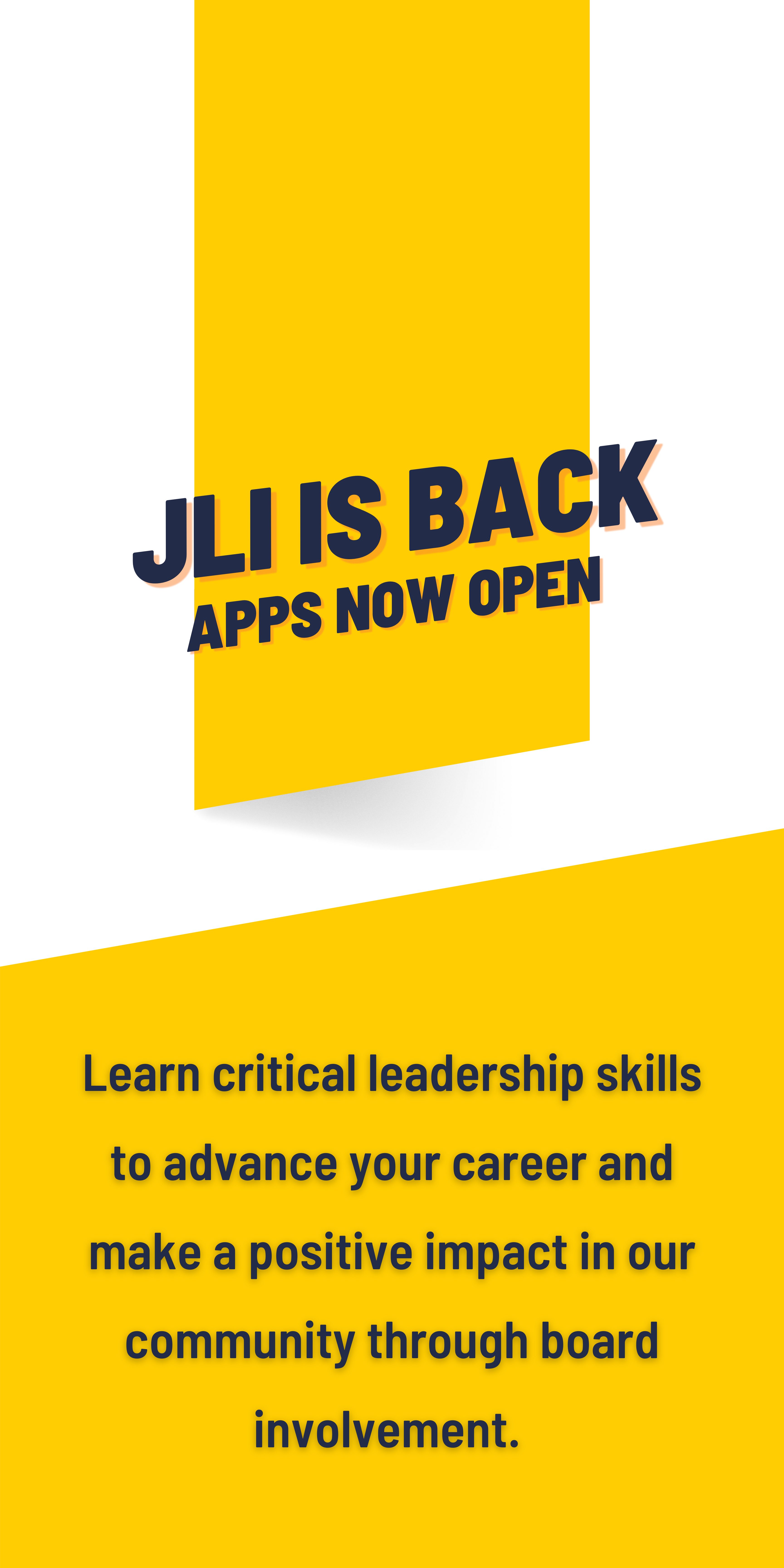 jli is back web banner (36 × 72 in)