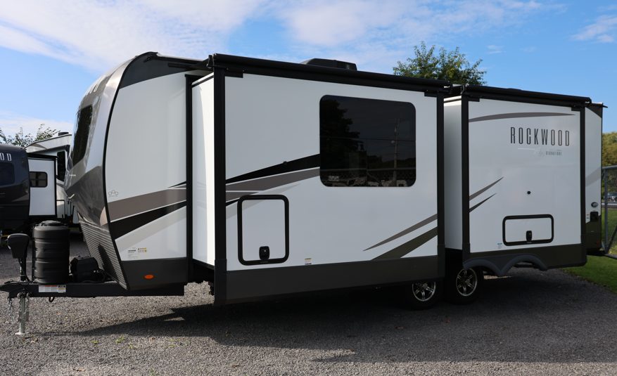 Rockwood Lightweight Camping Trailer.