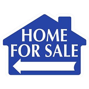 41rsIpO9eIL._AC_SS450_ blue sign shape of house with home for sale