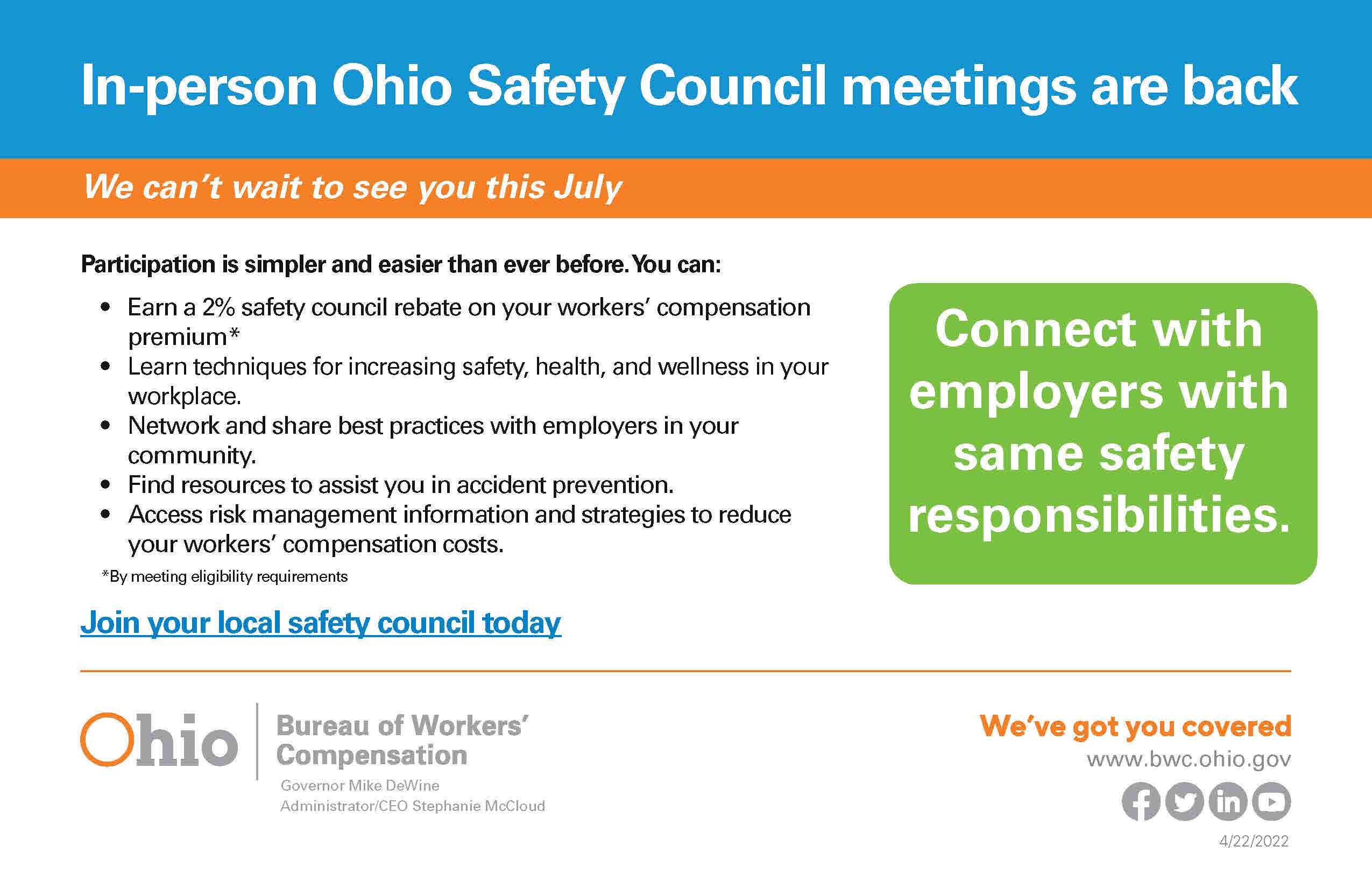 Southern Ohio Safety Council Portsmouth Area Chamber of Commerce