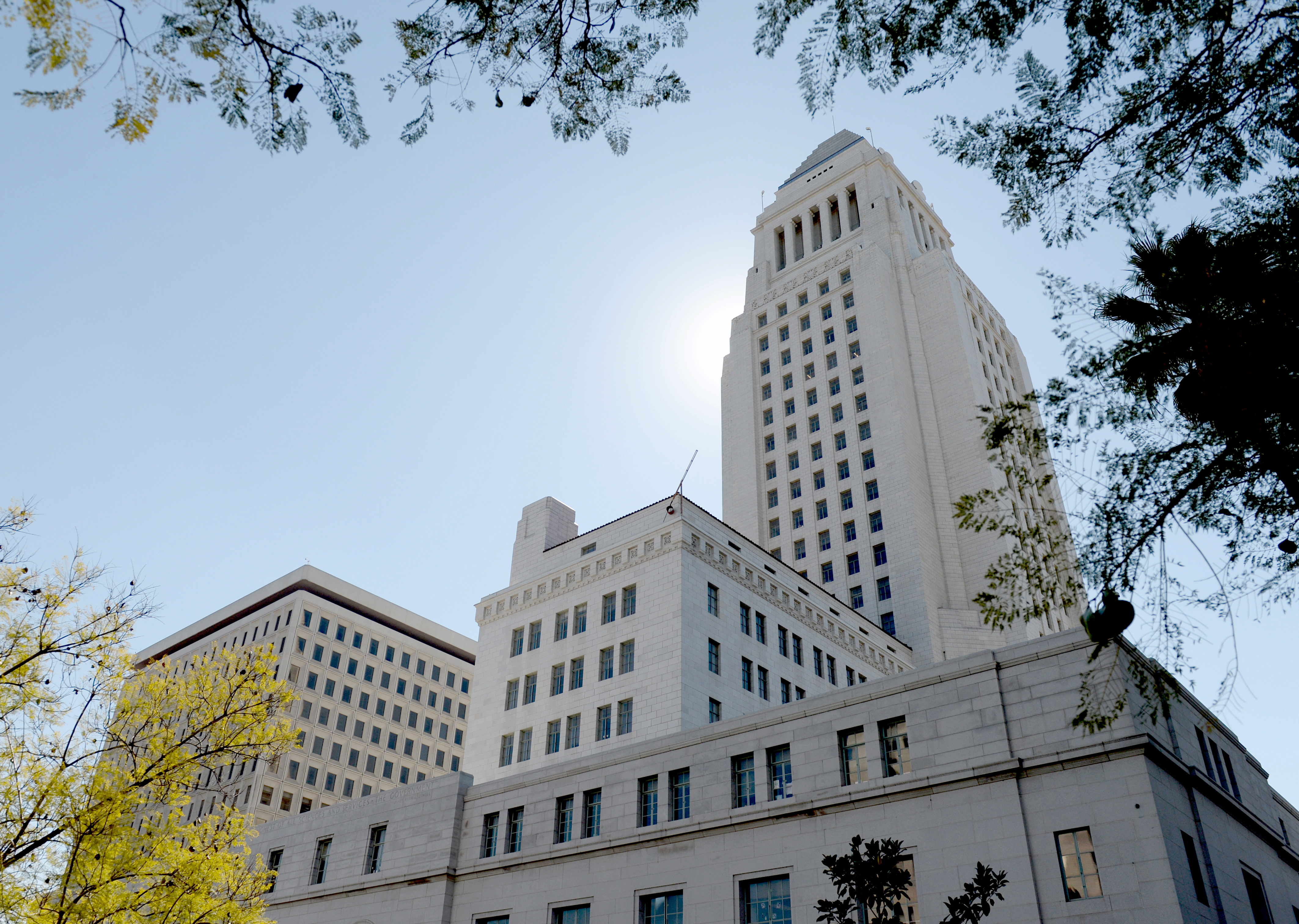 Los Angeles City Hall and City Hall East on Thursday, Feb. 7, 2019.  (Photo by Dean Musgrove, Los Angeles Daily News/SCNG)