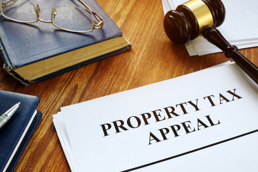 Property,Tax,Appeal,Documents,And,Wooden,Gavel.