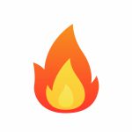 Fire flame vector isolated Fire flame vector isolated
