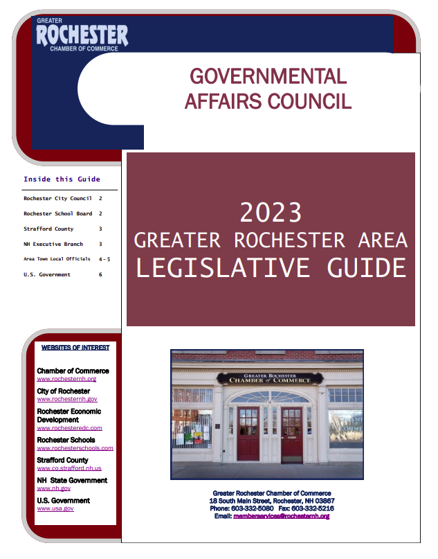2023 Rochester Legislative Guide Cover Image