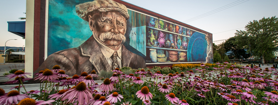 Downtown Vernon Attractions Mural