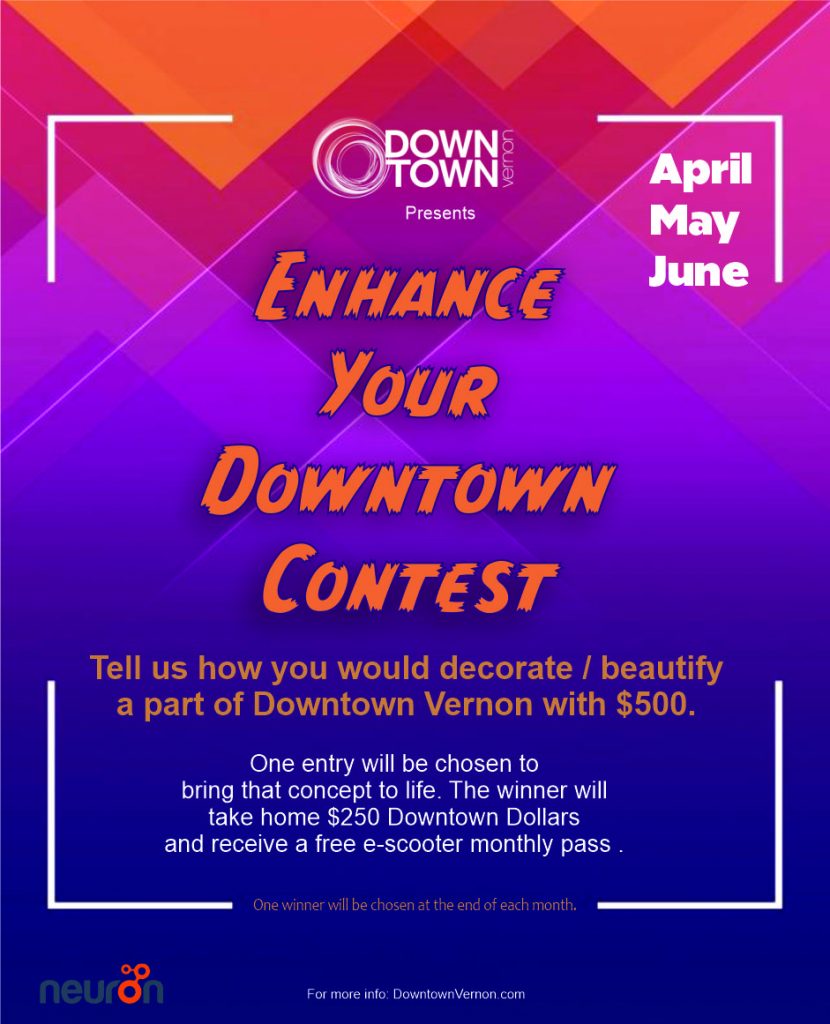 Enhance Your Downtown Vernon Contest