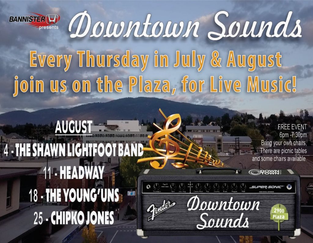Downtown Sounds August Lineup (2)