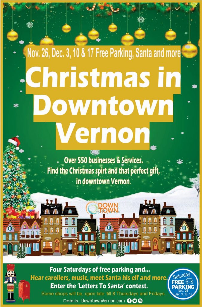 Christmas in downtown Vernon 2022