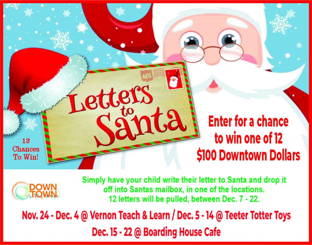Letters to Santa Downtown Vernon