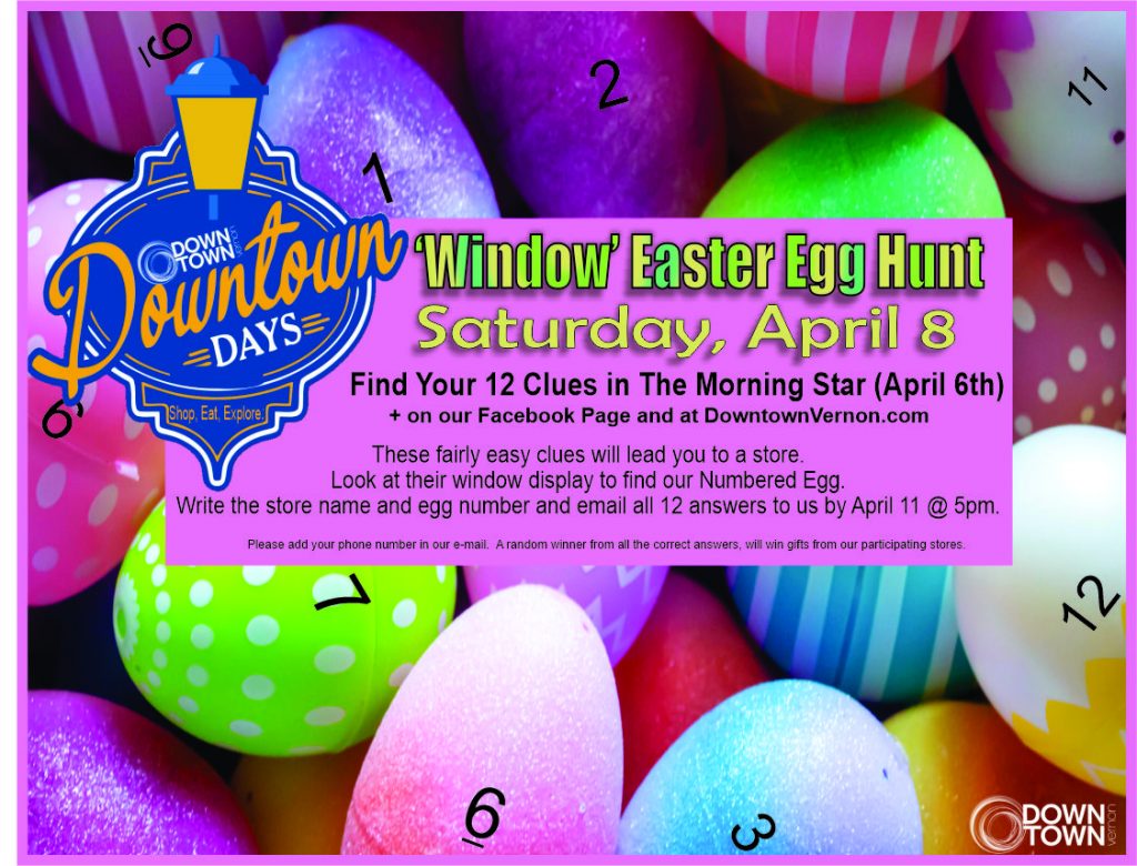 Window Easter Egg Hunt Flyer 2023