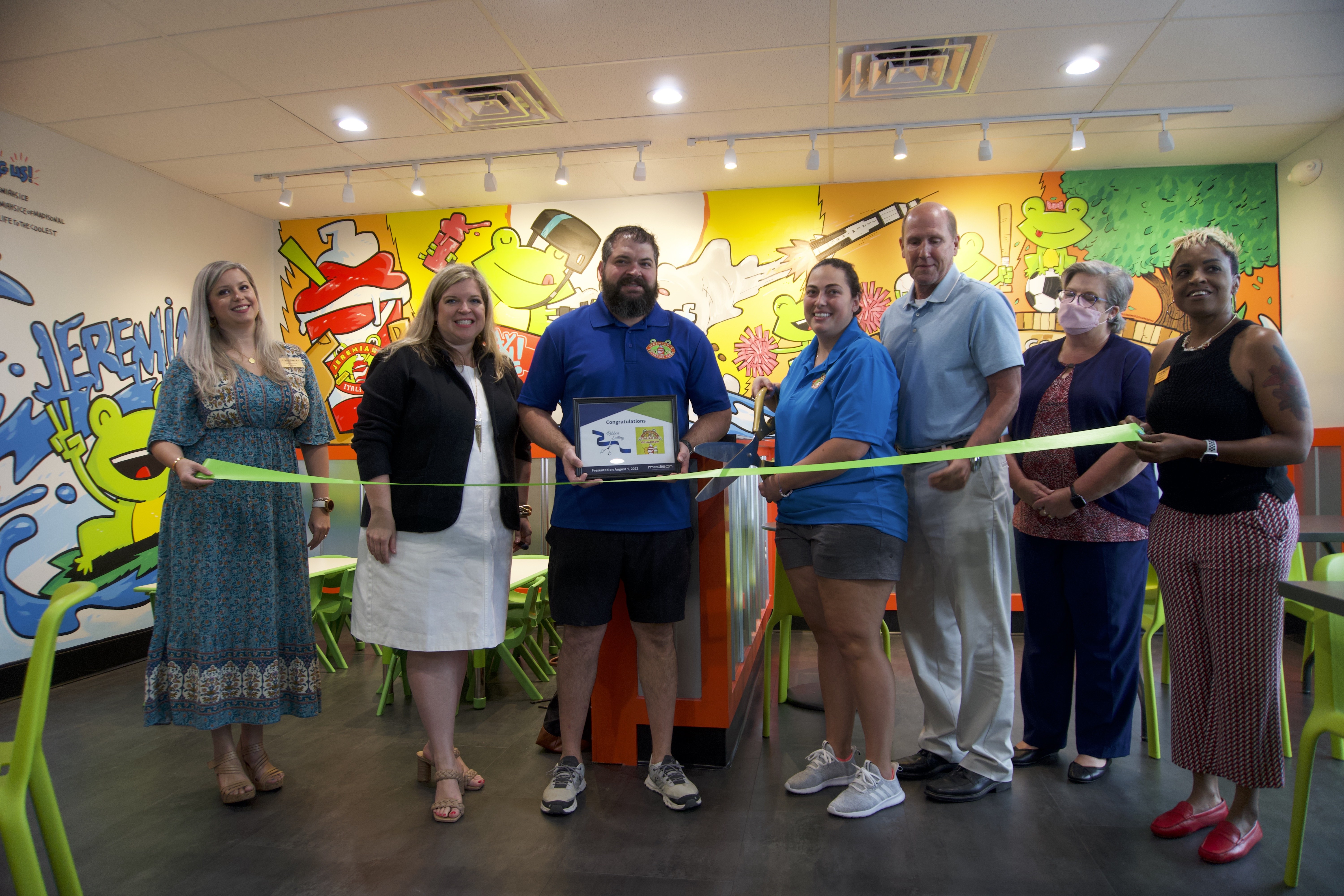 Jeremiah's Ice Ribbon Cutting August 1st 2022