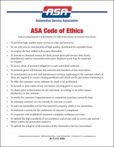 asa code