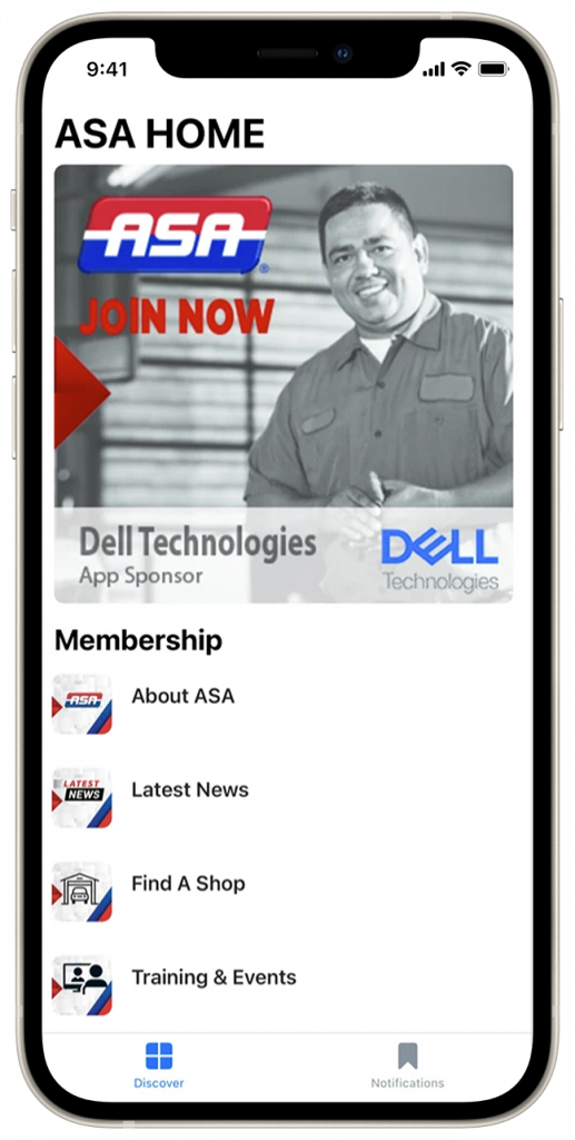 ASA App Automotive Service Association National