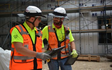 Two Flintco Construction Workers