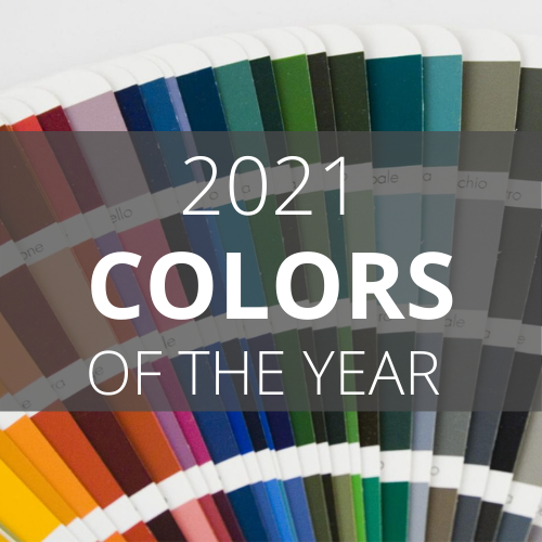 2021 COLORS OF THE YEAR