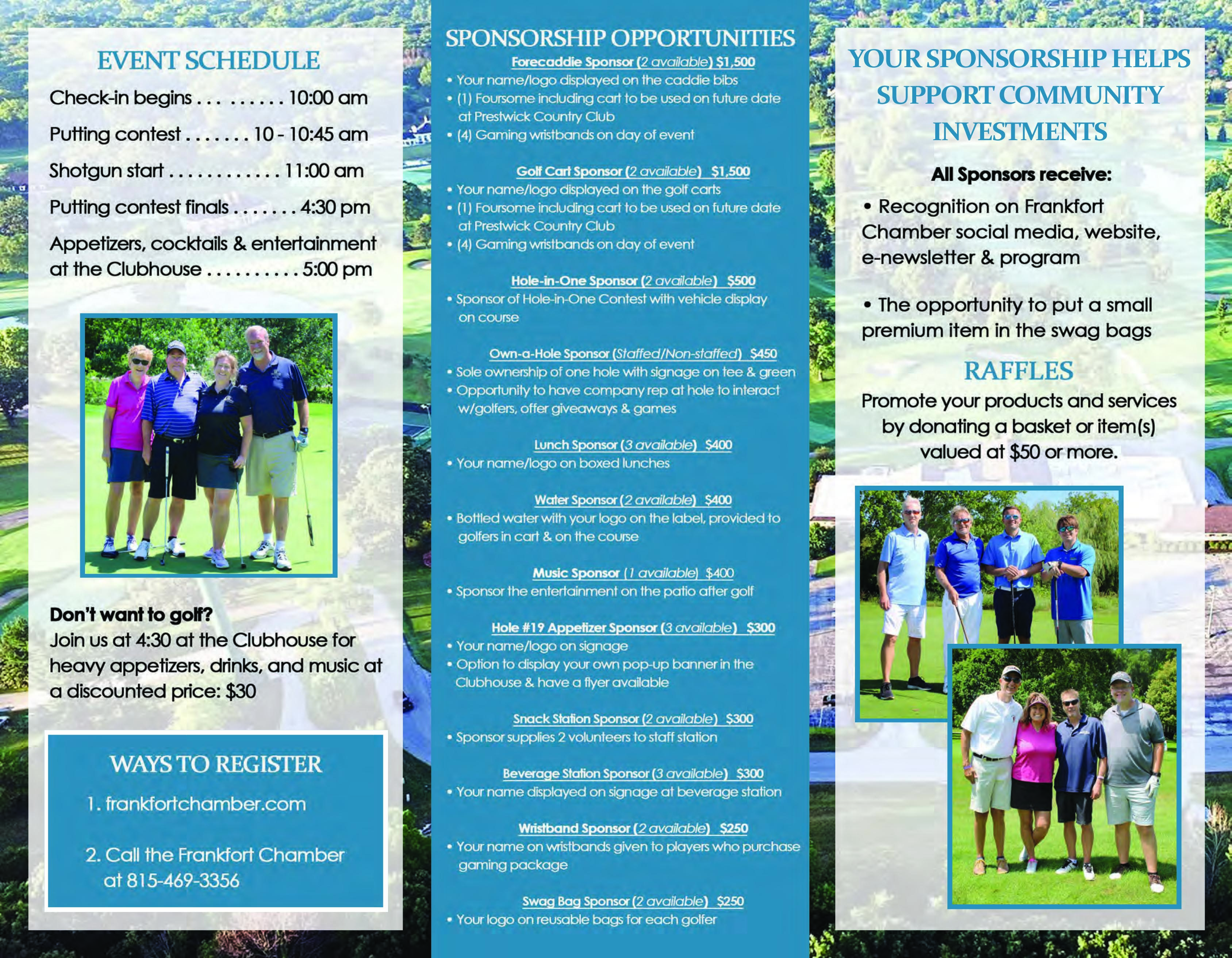 2020 Golf Brochure inside 2020 Golf Brochure inside