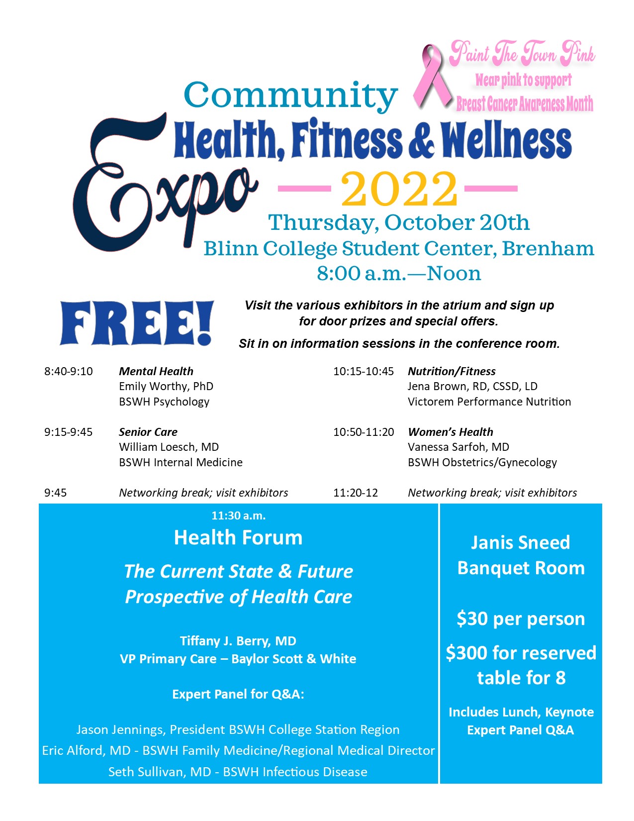 Health Fitness and Wellness Flyer with Agenda NO LOGO r