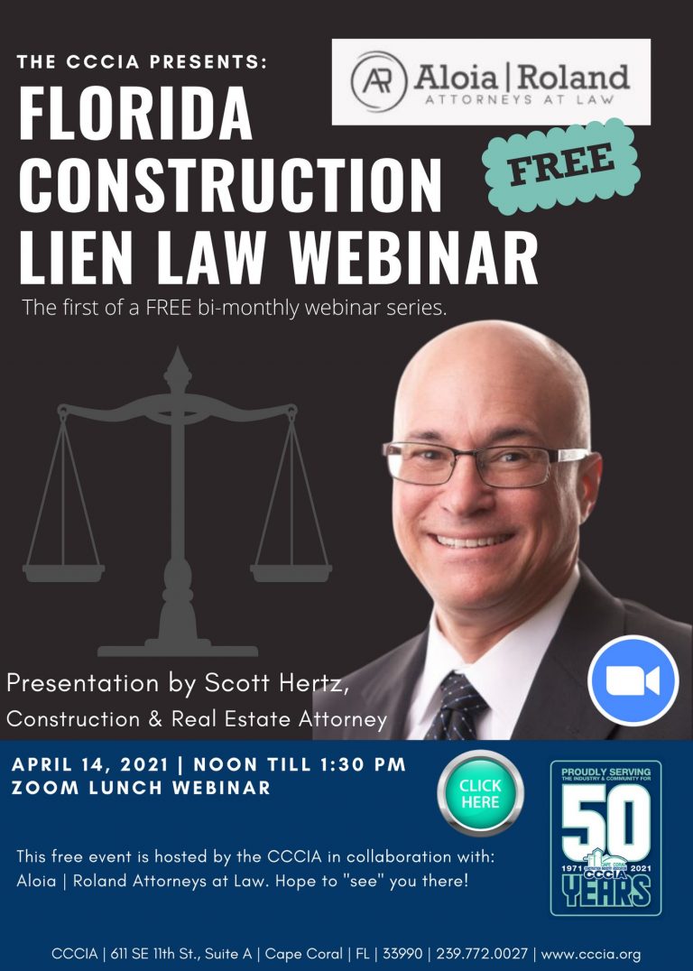 FL Construction Lien Law Cape Coral Construction Industry Association