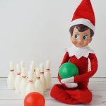 Elf with bowling ball Elf with bowling ball