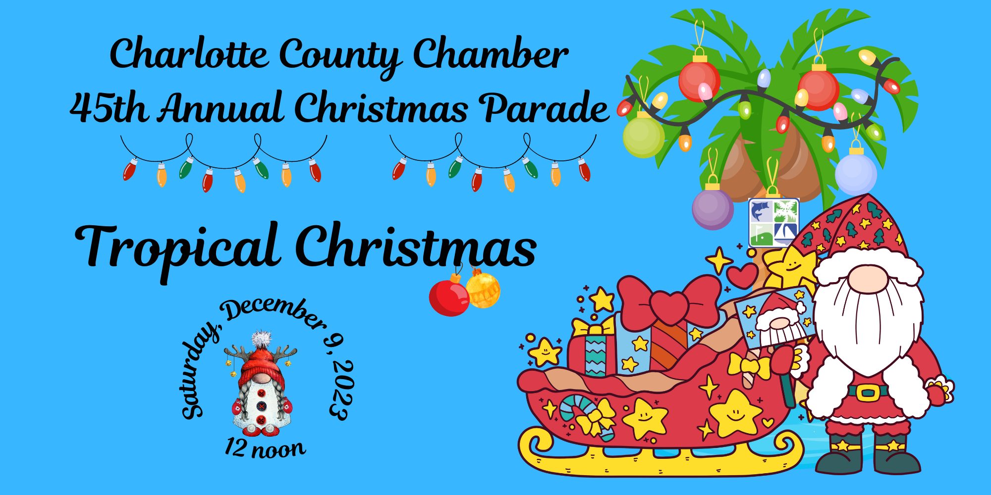 December 9, 2023 - the parade steps off at noon in Downtown Punta Gorda