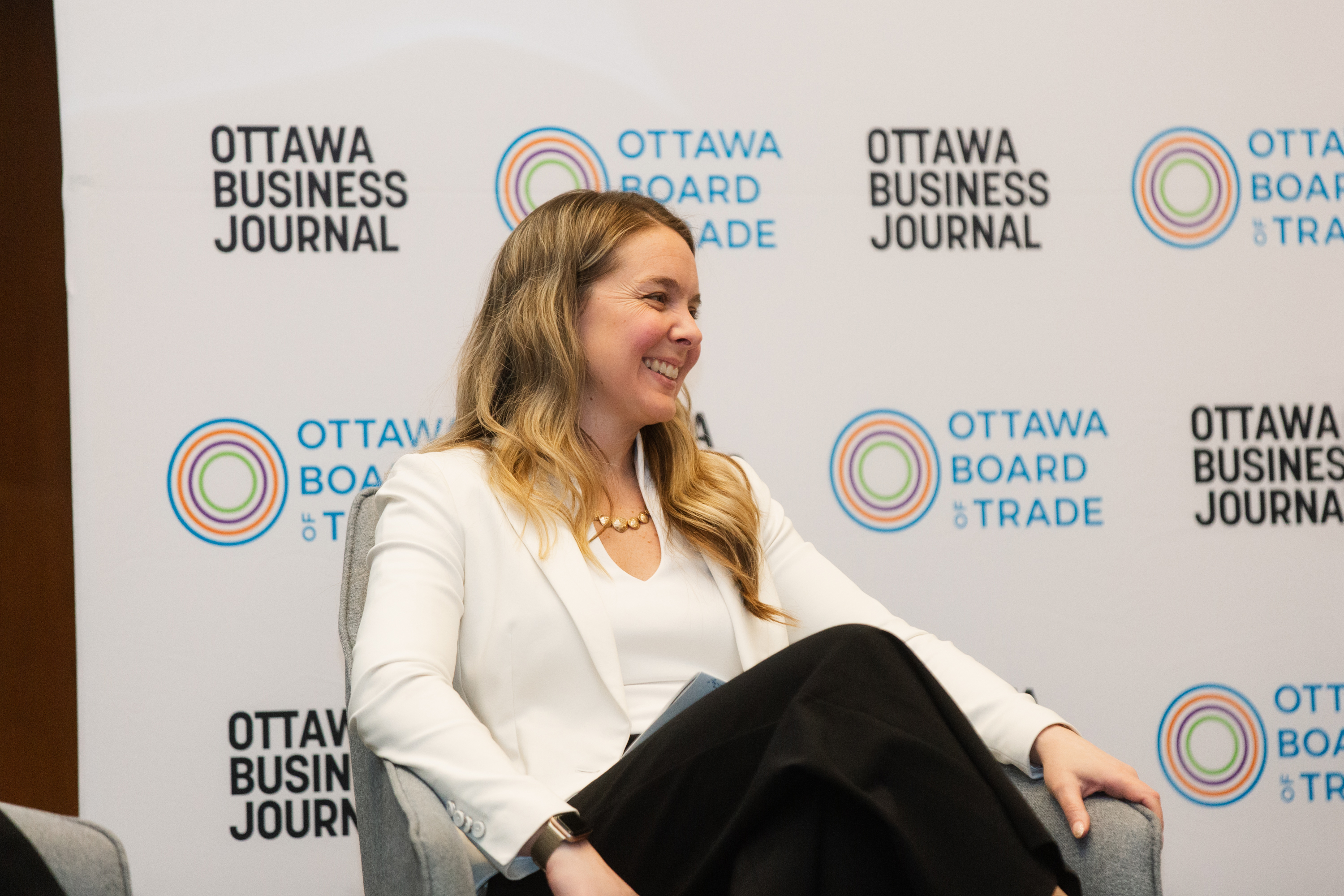 Jenna Sudds, Member of Parliament for Kanata-Carleton & Parliamentary Secretary to the Minister for Women and Gender Equality and Youth at Women, Wine, and Wisdom: Being Bold