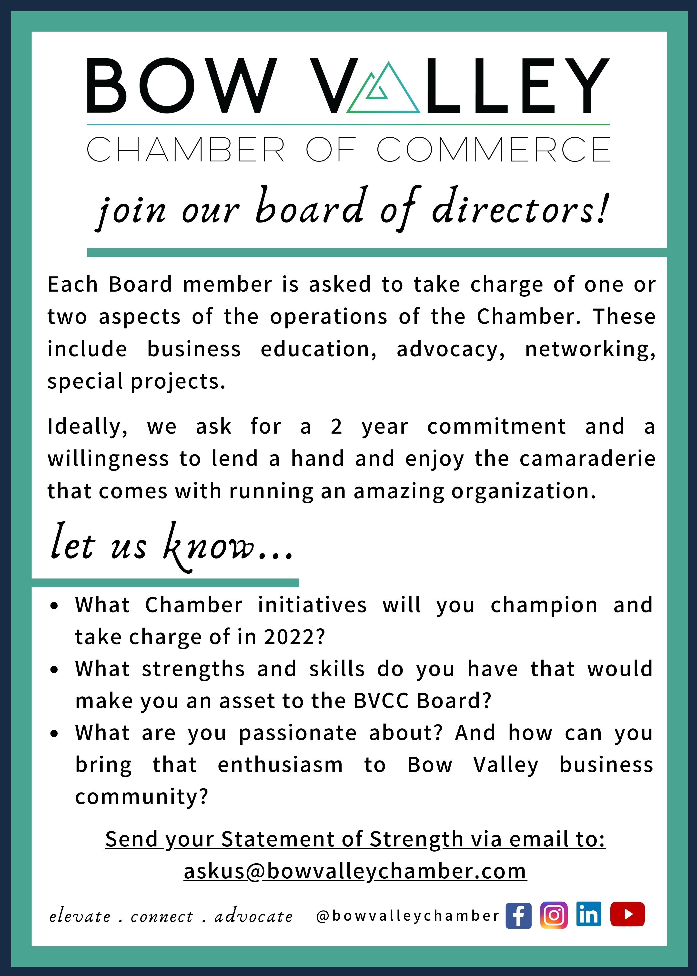 2022 Join our Board of Directors